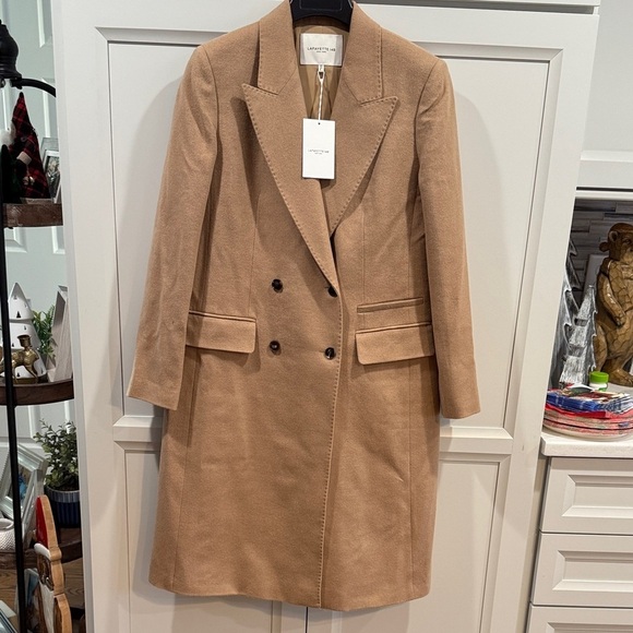 Lafayette 148 New York Jackets & Blazers - LAFAYETTE 148 NEW YORK NWT Size S
Double-Breasted Camel Hair Coat - $2998.00